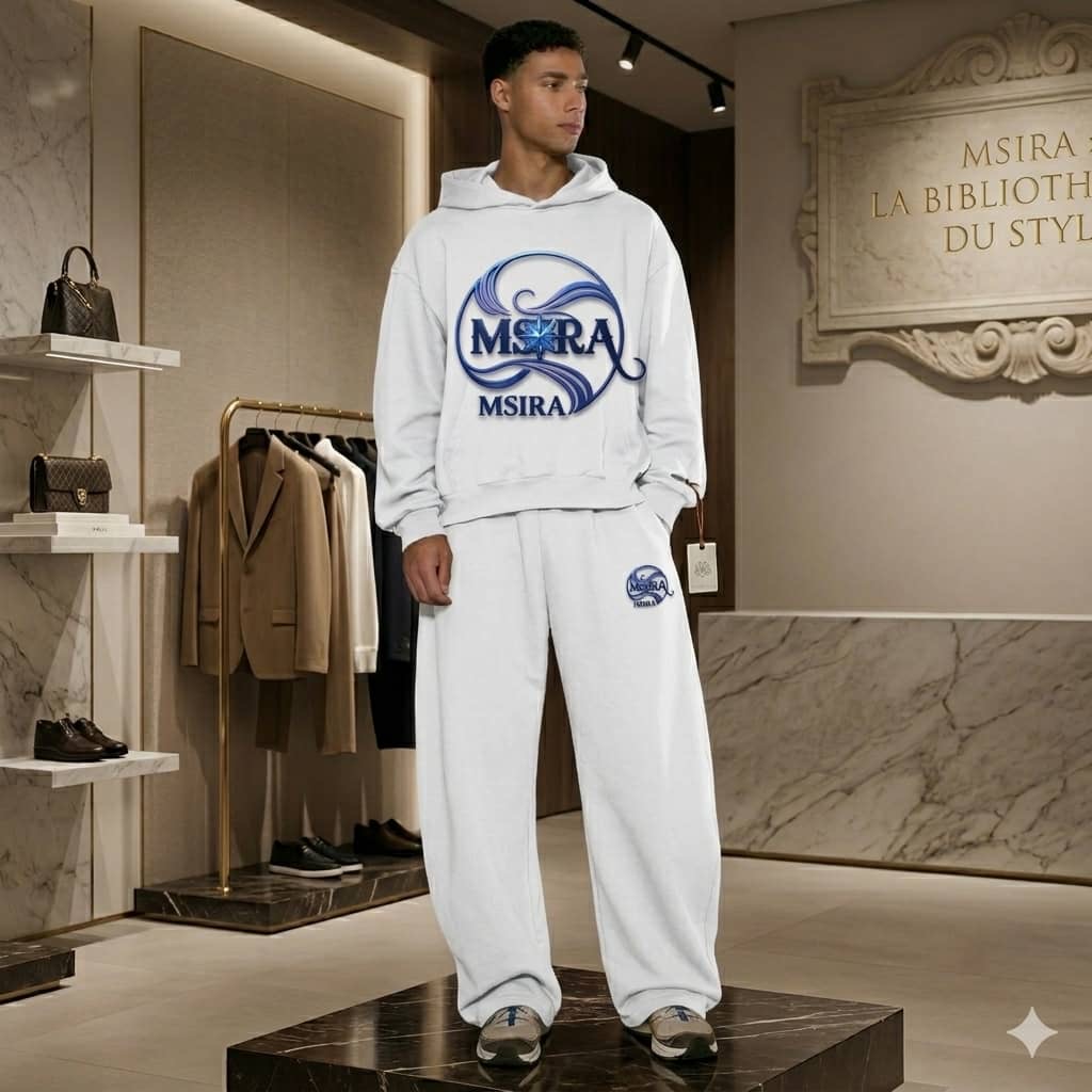 Ensemble White Blue